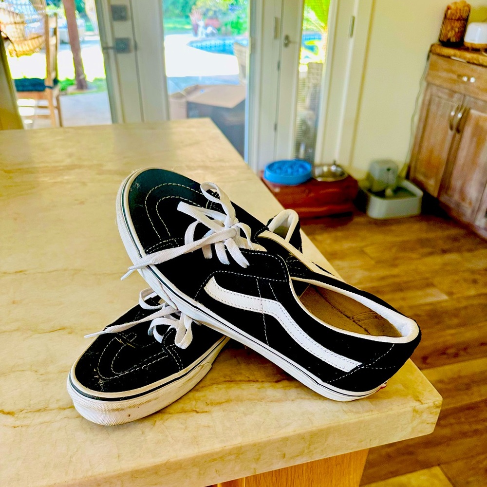 Black and White Sneakers